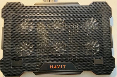 Havit Laptop Cooling Pad USB Powered Six Fans, Red LED Lights USB Powered