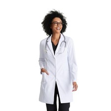 BARCO Grace Lab Coat for Women - Professional, 3-Pocket, 3-Button Closure Lon...