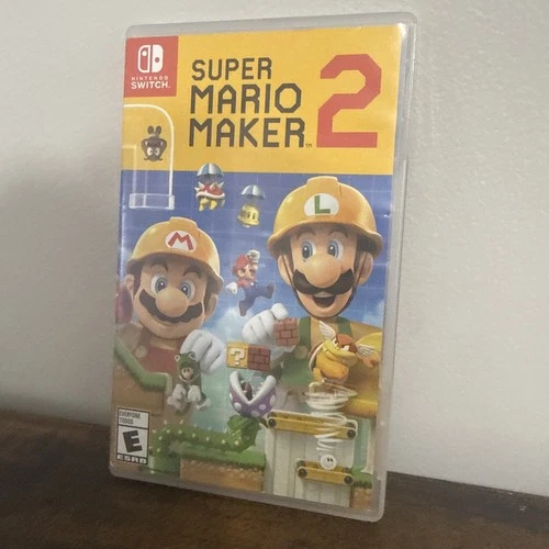 Super Mario Maker 2 Nintendo Switch Complete Game w/ Case Tested