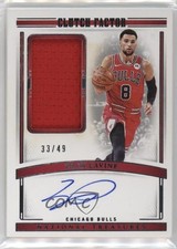 2023-24 National Treasures Clutch Factor Signatures 33/49 Zach LaVine Auto 19fe