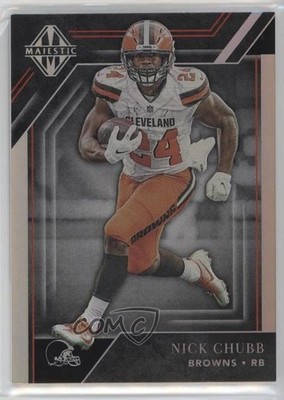 2019 Panini Majestic Holo Silver 21/25 Nick Chubb #21 13w2