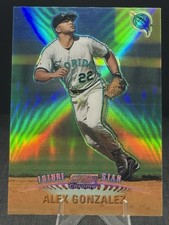 1999 Topps Stadium Club Chrome Refractor #SCC34 Alex Gonzalez Rookie RC Marlins