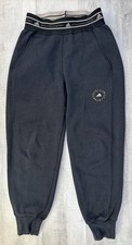 Adidas Stella McCartney Joggers Sweatpants Black High Waist Women S 26X25.5 