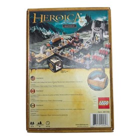 215 of 217 Parts from Lego Heroica Nathuz Board Game 3859 With Box & Manuals