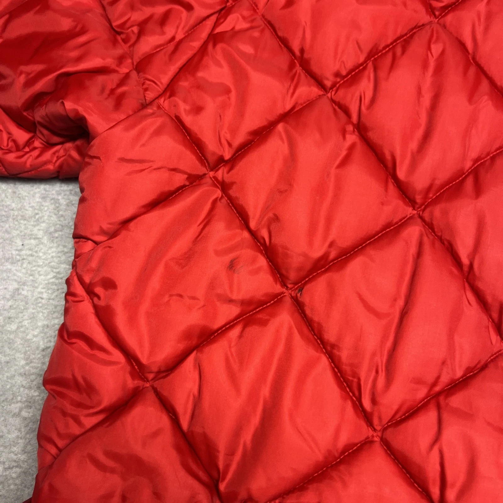 Rare Vintage Tech Nine Jacket Mens XL Quilted N9NE Strange Music Hiphop Red image 11