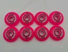 Rink Rat Roller Hockey Wheels Rinkster Maverick Pink 8-Pack 76mm Xxxgrip