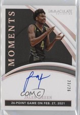 2021-22 Panini Immaculate Collegiate Moments 23/26 Jalen Green #IM-JG Auto 0s9t