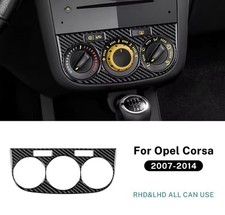 Vauxhall Corsa D 2007-2014 Carbon Fibre Centre Console Air Con Control Surround