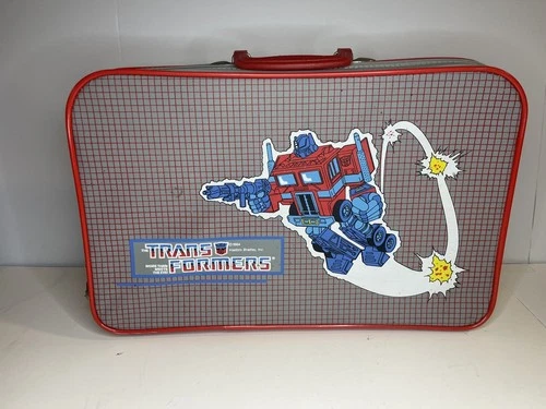 Transformers Hasbro Bradley Vintage 1984 Kids Suitcase Optimus Prime Travel Bag