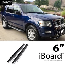 APS Running Board Polished 6" Fit Ford Explorer 4-Door 06-10