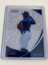 2022 Panini Chronicles Clear Vision Francisco Lindor #5 New York Mets