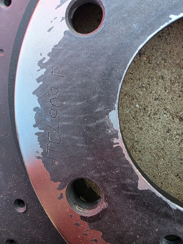 NEW FULL SET F & R HAWK TALON BRAKE ROTORS FITS 370Z G37 HTC4937 HTC4909 DRILLED - Image 4 of 4