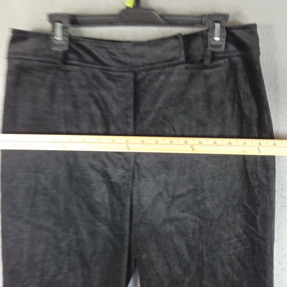 Calça Ann Taylor LOFT Veludo Feminina 10 Preta Bootcut Ann Fit Festa Elástica - Imagem 4 de 4