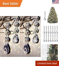 Versatile 30 Count Acrylic Crystal Beads for Christmas  Wedding Decorations