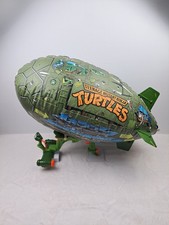 TMNT Teenage Mutant Ninja Turtles Blimp Near Complete 1988 Vintage PACHED READ