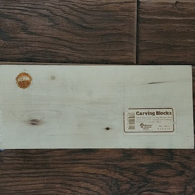Walnut Hollow Farms Basswood Carving Block 4x6x14 