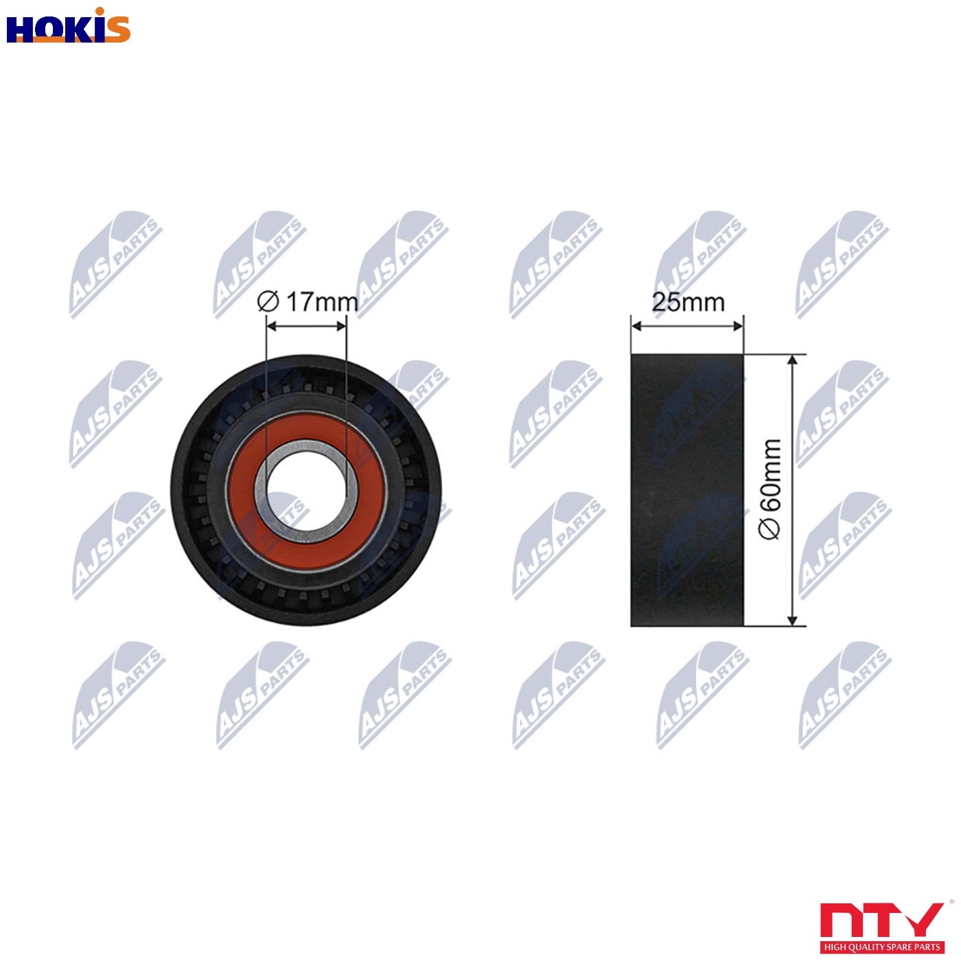 TENSIONER PULLEY VRIBBED BELT RNK-MZ-013A FOR MAZDA 2/Hatchback CX-3 CX-30 1.5L - Image 6