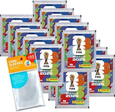 WM 2026 Sammelsticker 20 Tüten mit Collect-it Hüllen Eigenmarke Bundle