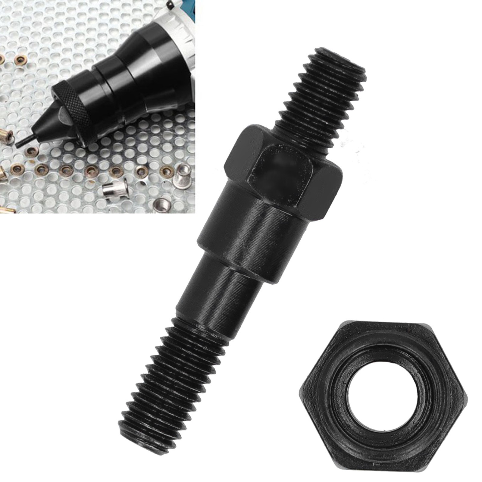 M8 Rivet Nut Gun Head Kit Alloy Steel Coated With Anticorrosive Paint Hand Tool