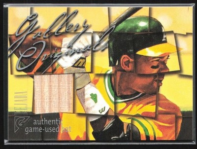Miguel Tejada 2003 Topps Gallery Originals Bat #GO-MT Oakland Athletics