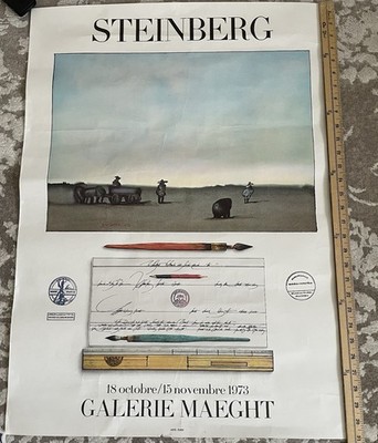 Saul Steinberg   Galerie Maeght (1973) Exhibition Poster