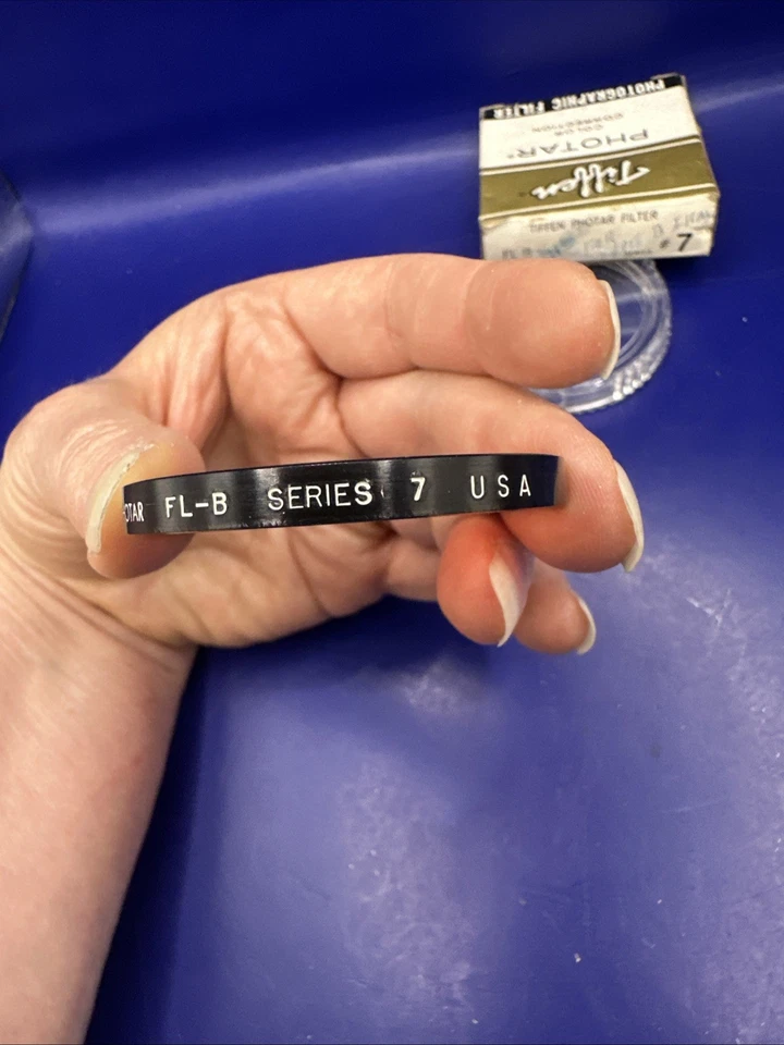 NOS Tiffen Photar Color Correction Orange FL-B Lens Filter  Series 7 VII Drop In - Image 3 of 4