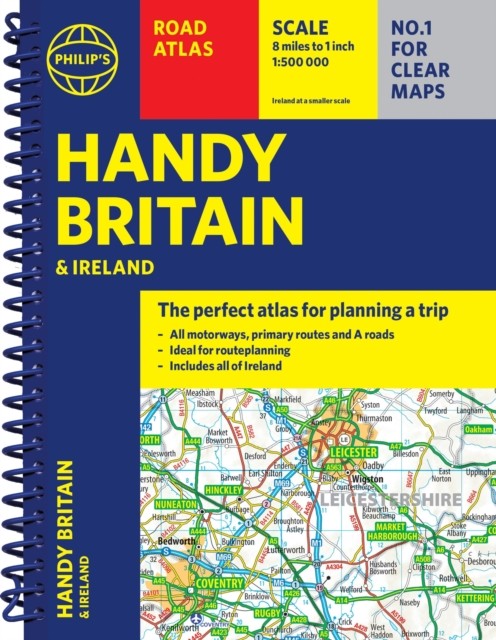 Philip's Handy Atlas Britain Spiral A5 by Philip's Maps (Spiral bound)