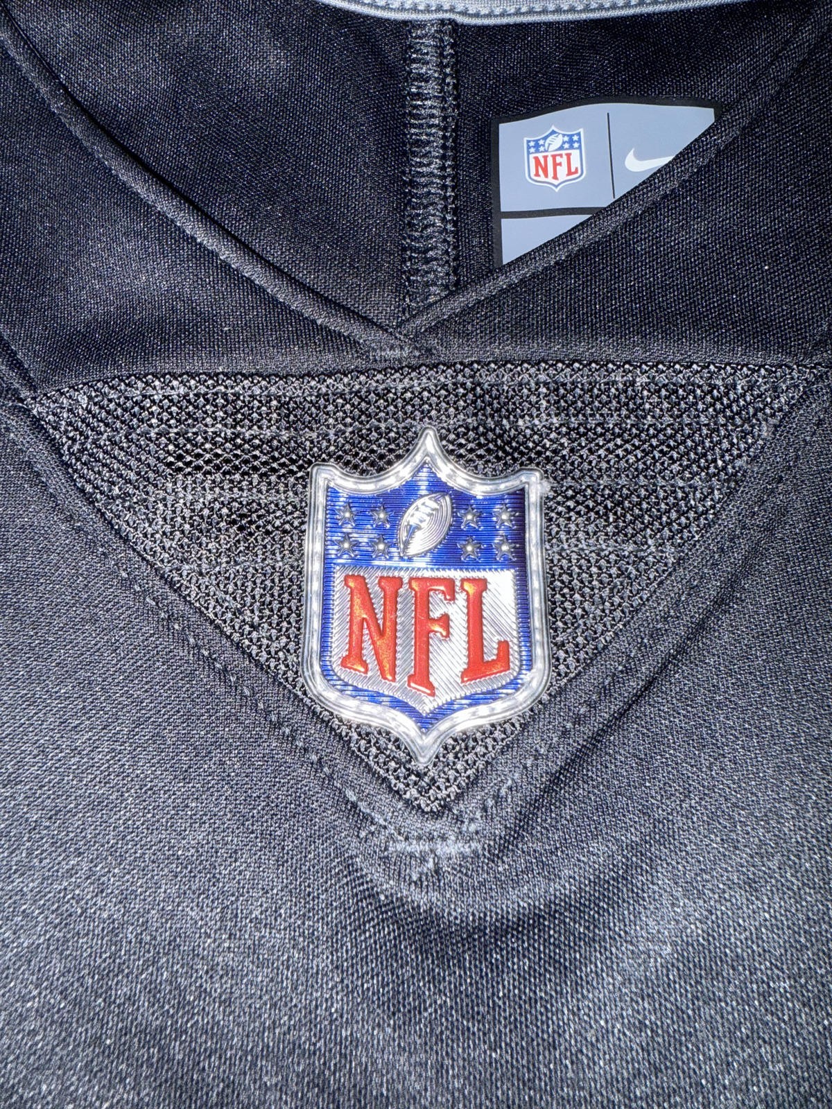 Nike Men’s Nfl Pittsburgh Steelers Game Issue Football Black Blank Jersey image 4