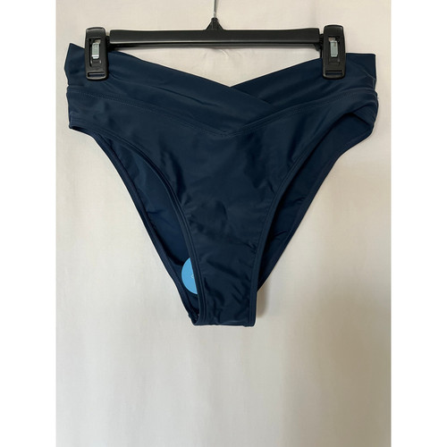 Cupshe Women's High Waist Bikini Bottoms Blue Size M New with tags swim