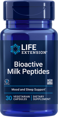 Life Extension BIOACTIVE MILK PEPTIDES 30 Csps (TWO-Pack)