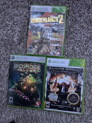 Microsoft XBOX 360 Lot Of 3 Assorted Games. See Picture All CiB