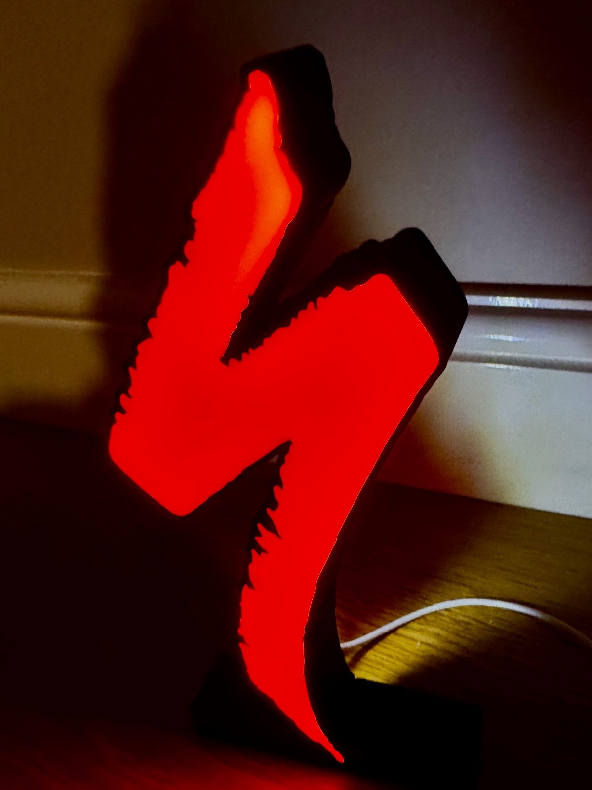 Specialized Bikes "S" Light Box &ndash; Bold Red Glow for Cyclists & Creators
