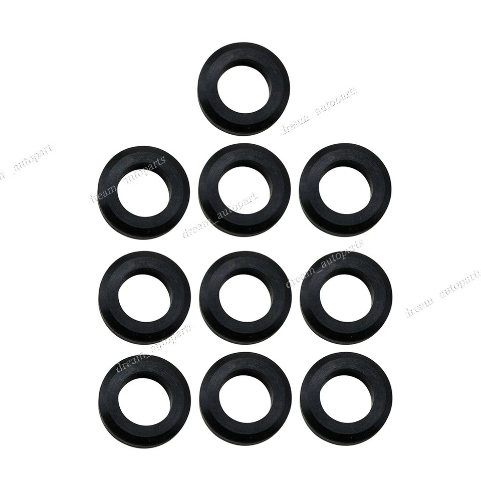 Gaxetas injetoras de combustível isolantes 10 peças para Mitsubishi Montero Eclipse Galant Lance - Imagem 2 de 4