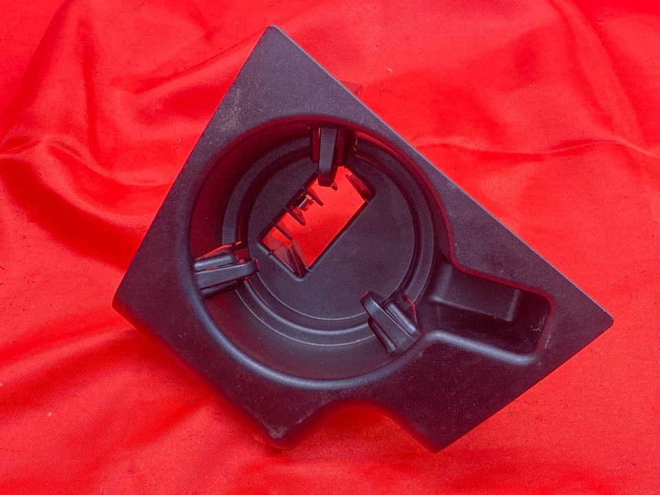 04-10 BMW E63 E64 645 650 M6 Consola central trasera Portavasos Borde 68K OEM ✅ Foto 2 de 4