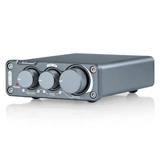 Mini 2.0 Channel Digital Amplifier Class D Stereo Desktop Audio Amp 100W+100W