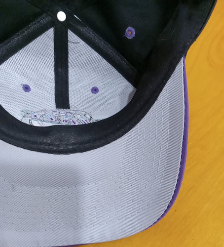 Vintage 90's Utah Jazz Logo 7 Twill Snap Back Hat NBA - Bild 4 von 5