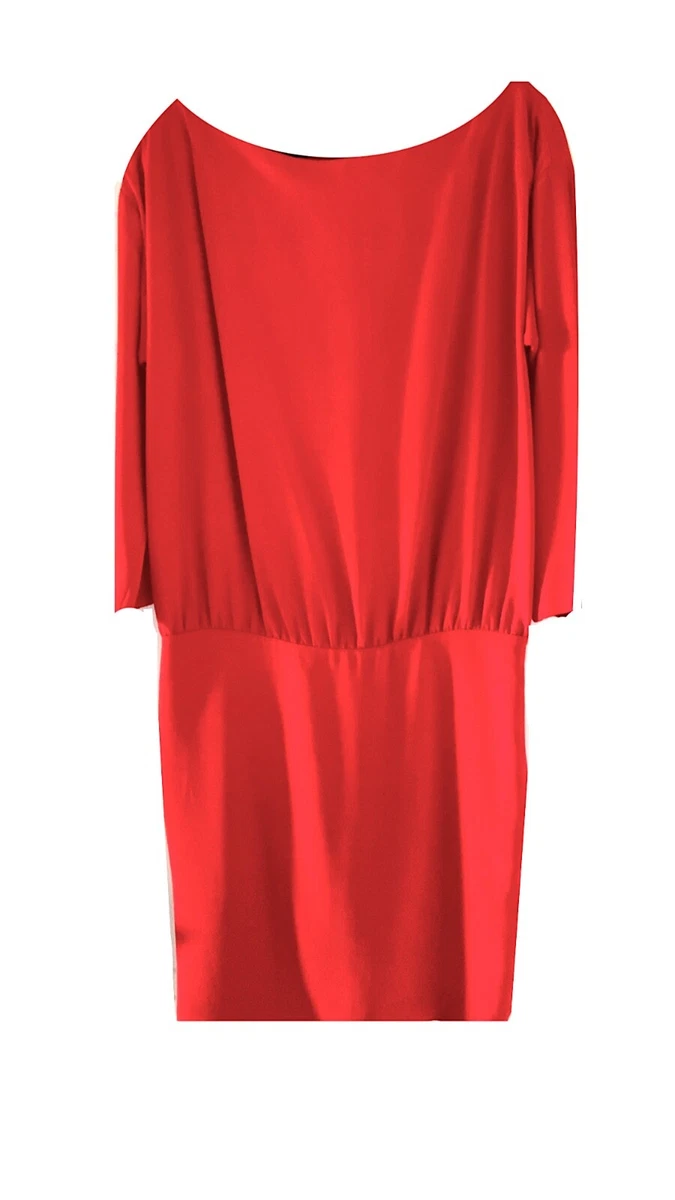 GIVENCHY RED DRESS SIZE 42 eBay