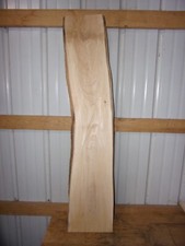 RUSTIC HARD MAPLE SLAB BOARD KILN DRIED LUMBER 3/4" THICK 2850V WOOD LIVE EDGE