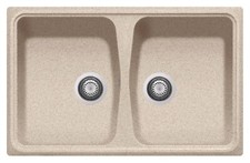 Lavello Cucina 2 Vasche eff. Fragranite Plados 79 cm Avena Spazio SP0792UG94