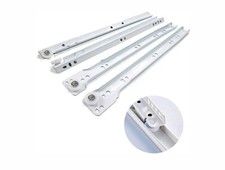 Guide scorrevoli in coppia per cassetti made in Italy Comint da 25 a 60 cm