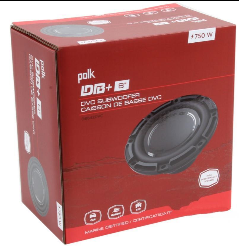 Polk Audio DB842DVC inch 250W Car Subwoofer for sale online