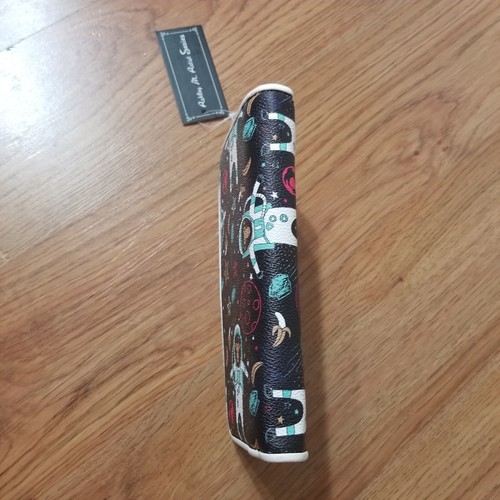 Ashley M Artist Serie Reißverschluss Knopfdruck Geldbörse Affen Space Stars Galaxy Neu mit Etikett - Bild 14 von 24