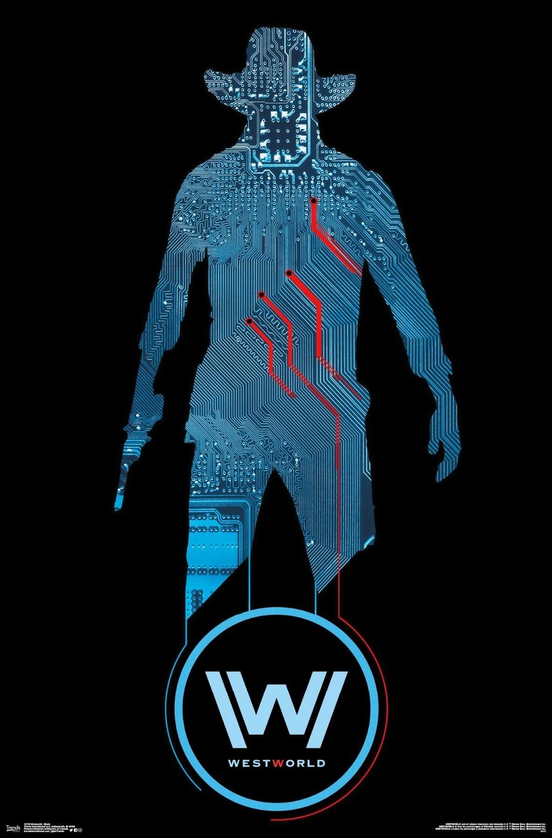 Westworld - Black Poster | eBay