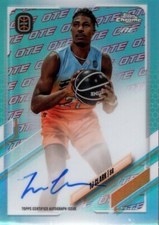 2021-22 Chrome Overtime Aqua and Red OTE Refractors #CATC1 TJ Clark Auto /99