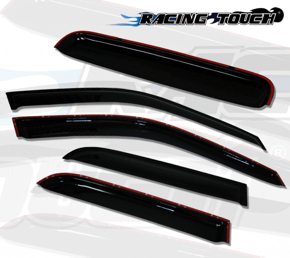 4-Piece Dark Smoke Window Visor Rain Guards – Out-Channel Fit For BMW E84 X1 2013-2015
