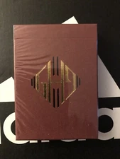Guy Hollingworth Playing Cards-Maroon-Rare Art Of Play