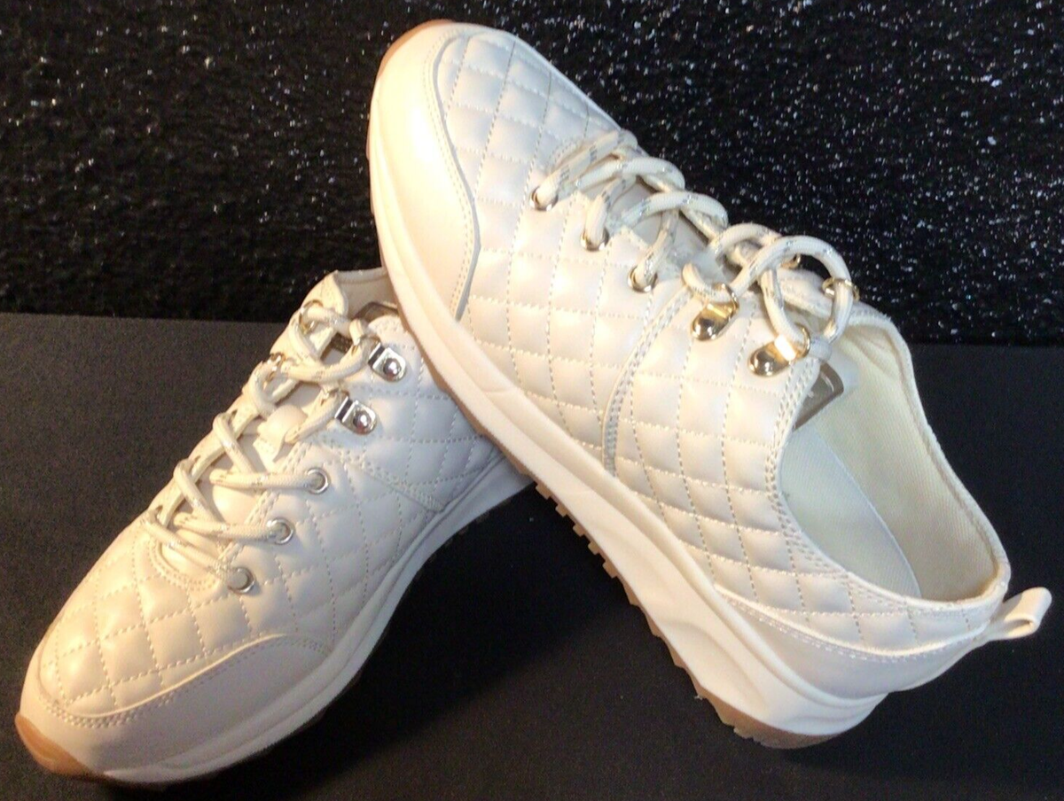 Women's Rachel Zoe Xoxo Michaela Cream Quilted Athletic Shoe