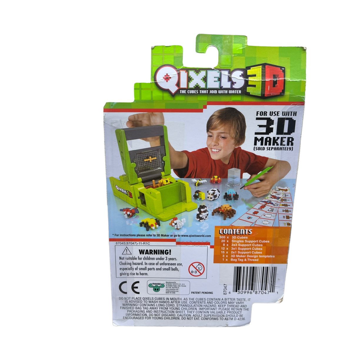 Qixels 3D Refill 'Jungle World' 300 3D Cubes For Use With