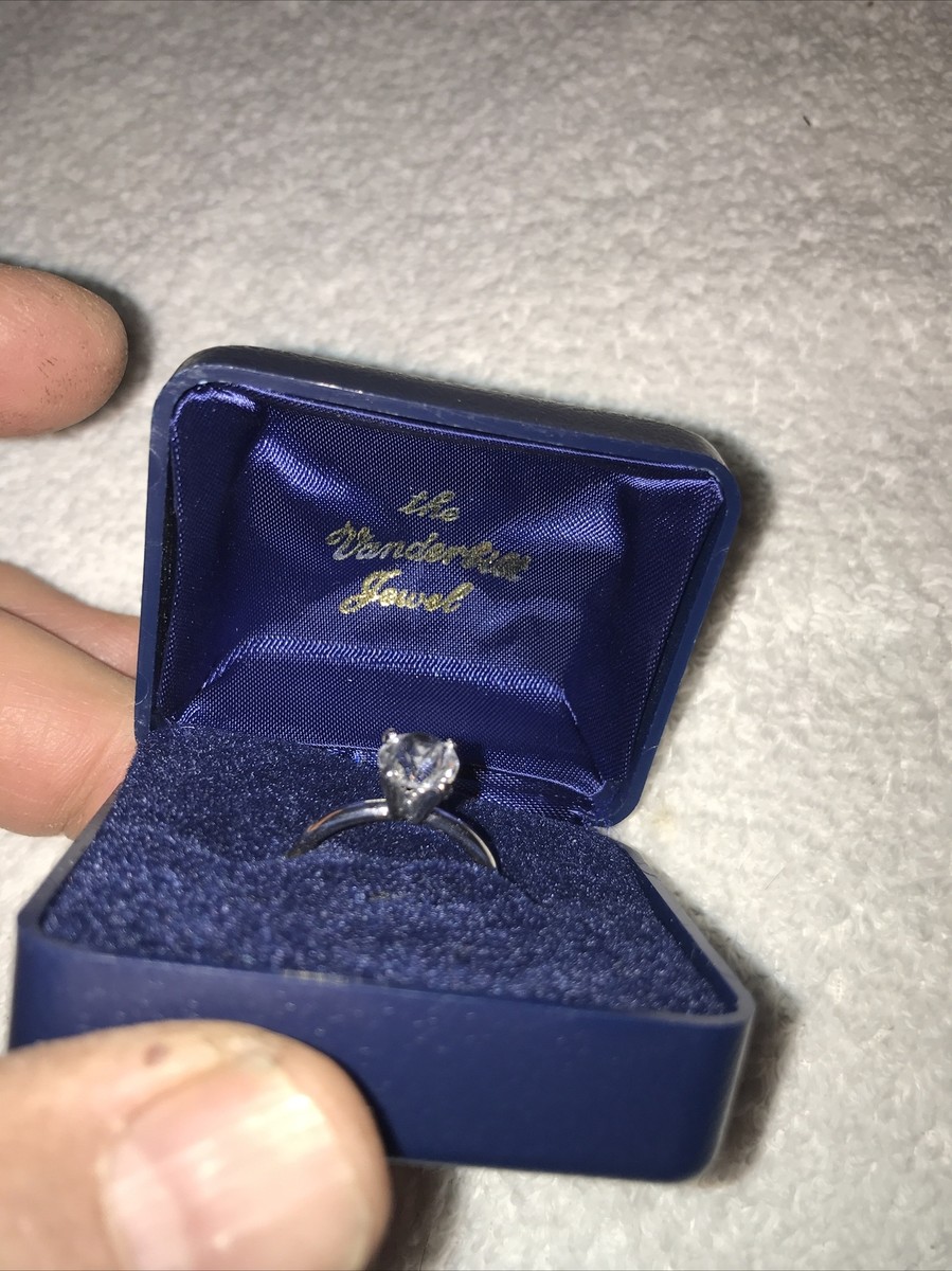 The 1980's Vanderbilt Jewel (cubic zirconia) solitaire ring