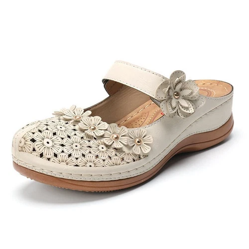 Damen Frauen Keilabsatz Sandalen Mode Slipper Hausschuhe Sommer Anti-Rutsch Freizeit - Bild 10 von 26
